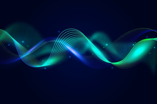 Colorful equalizer wave background theme