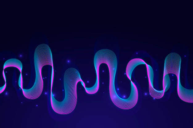 Free Vector colorful equalizer wave background