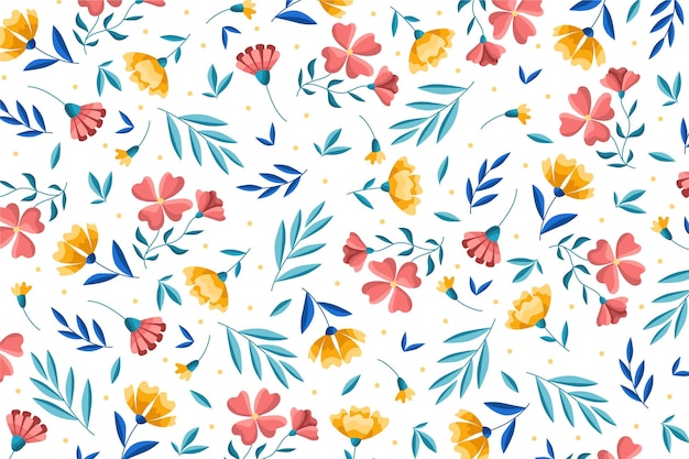 Colorful floral pattern