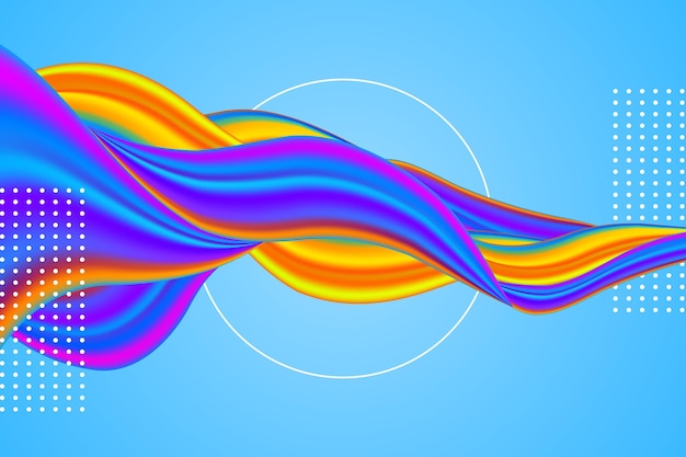 Colorful flow background