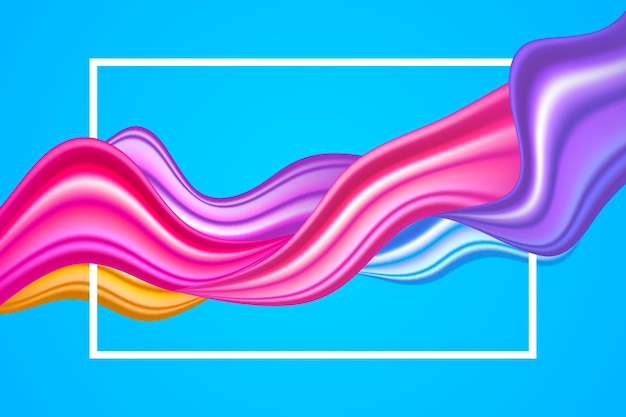 Free vector colorful flow background