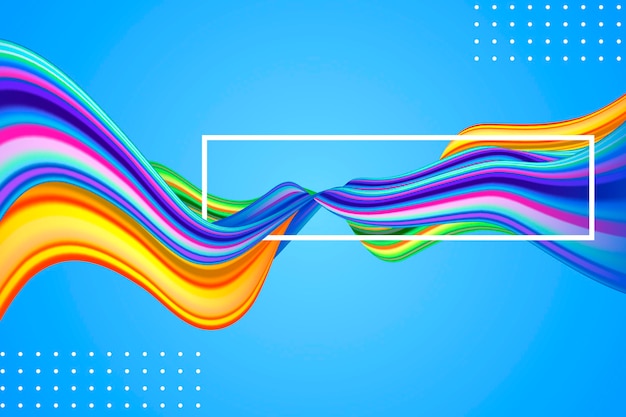 Colorful flow background