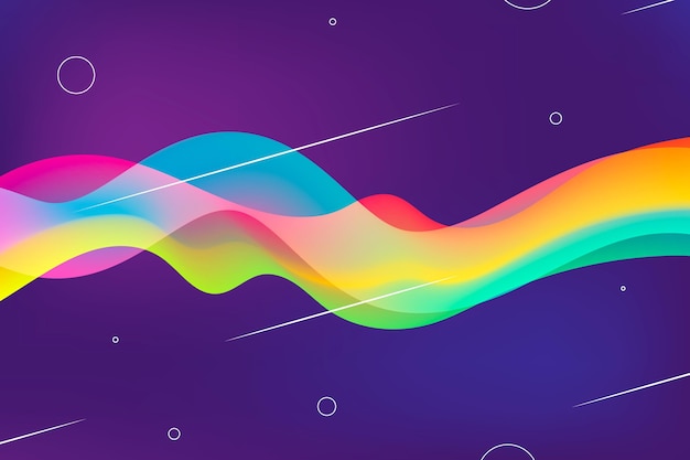 Colorful flow background