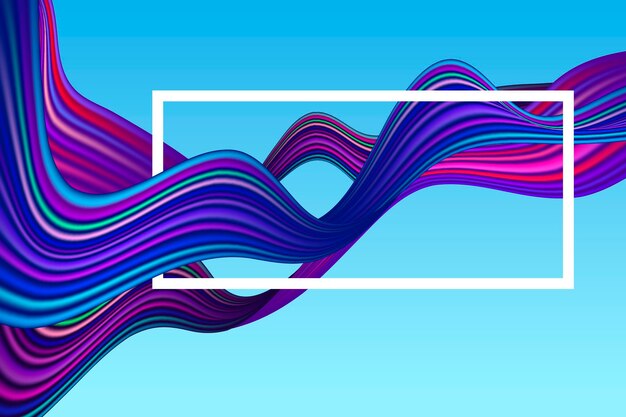 Colorful flow background