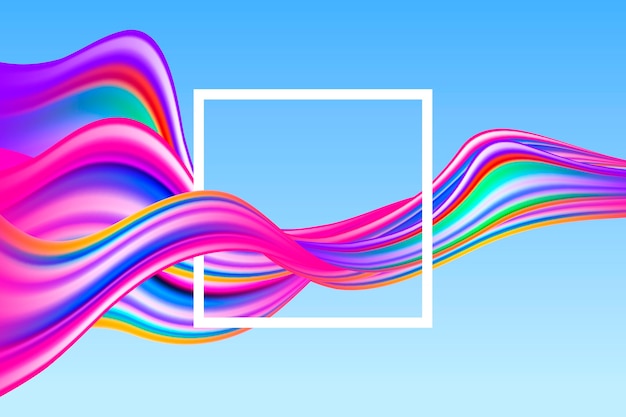 Free Vector colorful flow background