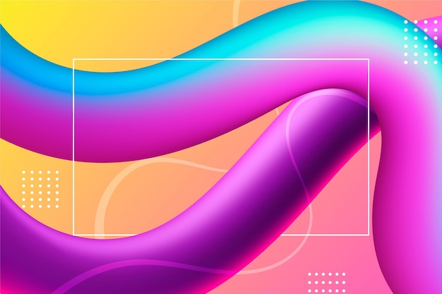 Colorful flow background