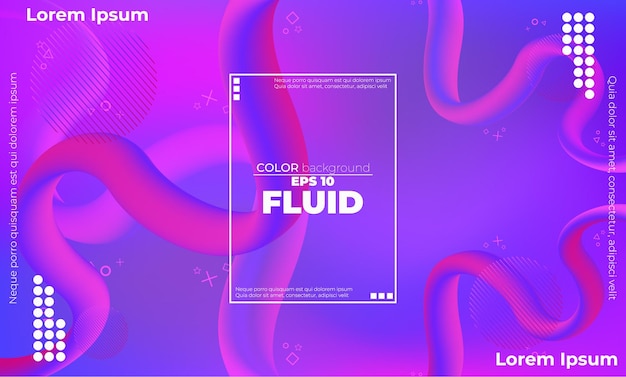 Colorful Fluid Abstract Background