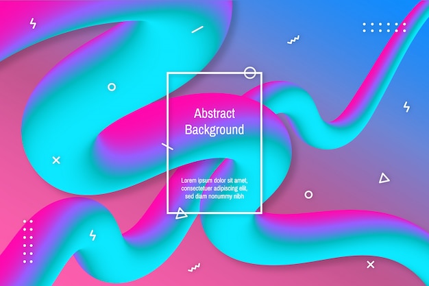 Colorful fluid background