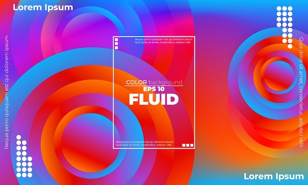 Colorful Fluid Gradient Abstract Background Dekstop Walpaper