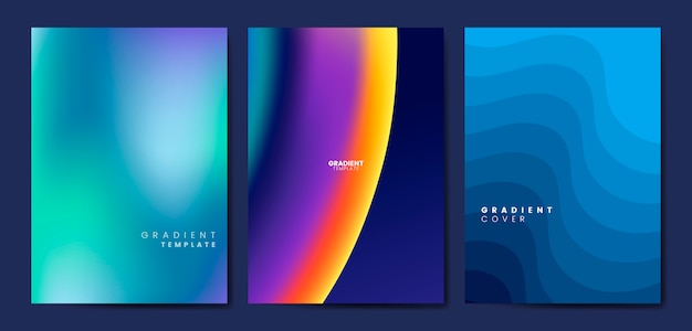 Free Vector colorful flyer template design illustration