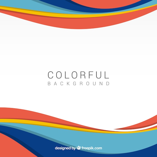 Colorful frame background