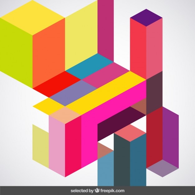 Free Vector colorful geometric abstraction