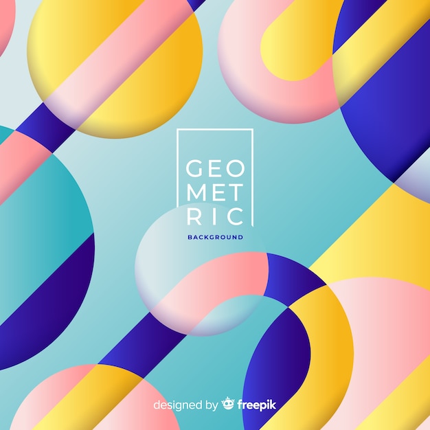 Colorful geometric background