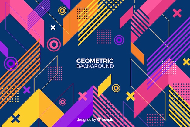 Colorful geometric background