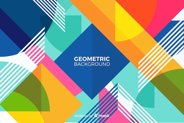 Free Vector colorful geometric background