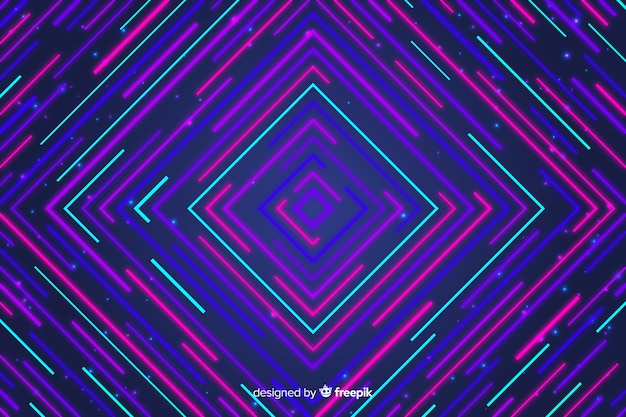 Colorful geometric lines abstract background