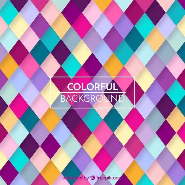 Free Vector colorful geometric pattern background