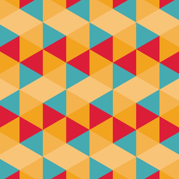 Free Vector colorful geometric pattern