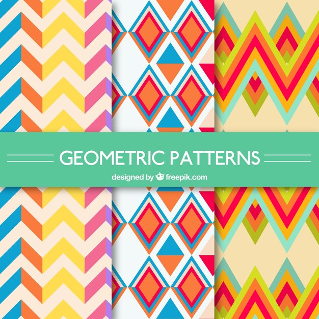 Colorful geometric patterns