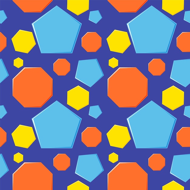 Colorful Geometric Shapes Pattern