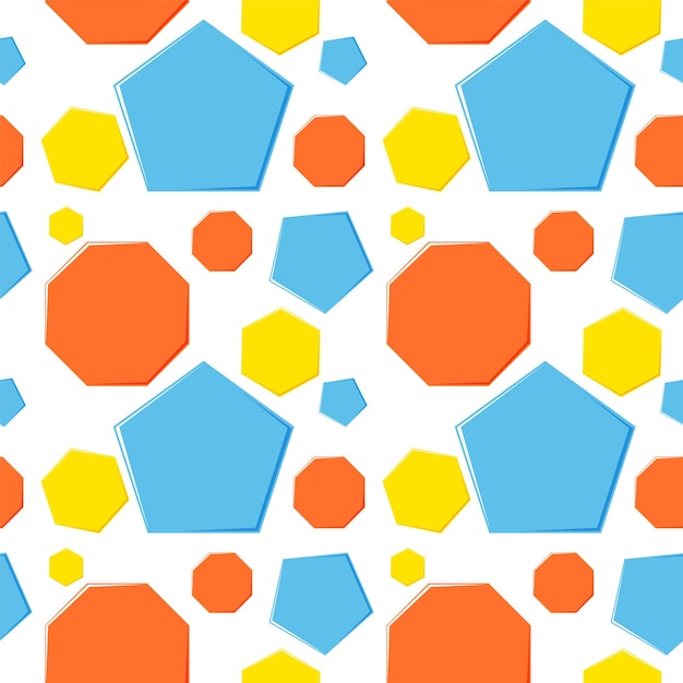 Colorful Geometric Shapes Pattern