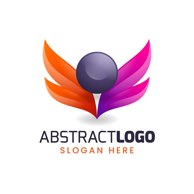 Colorful gradient abstract logo