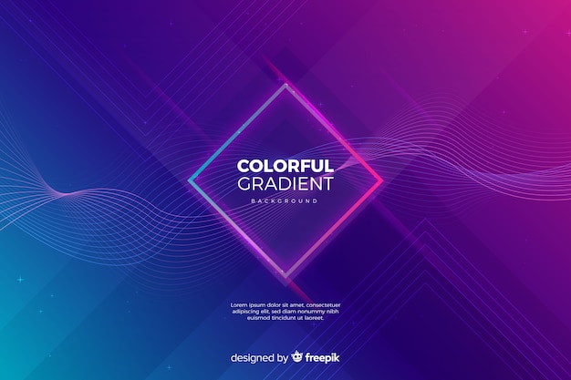 Colorful gradient background