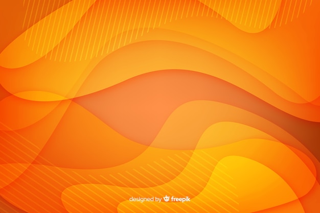 Colorful gradient fluid shapes background