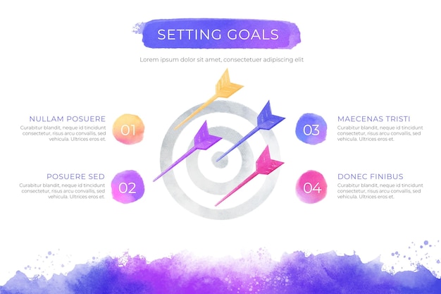 Free Vector colorful gradient infographic template