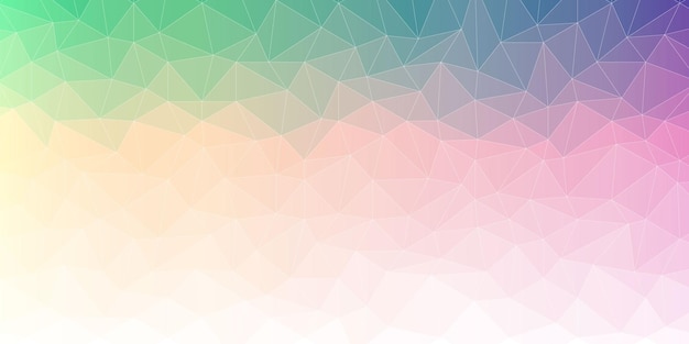 colorful gradient low poly background