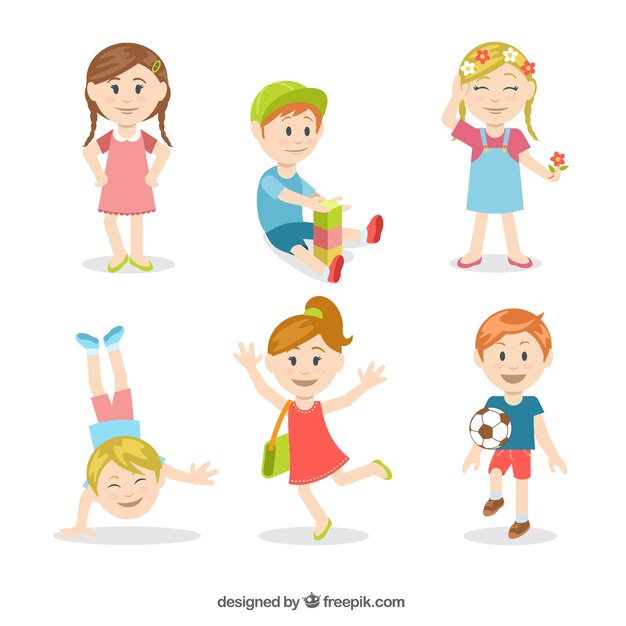 Colorful kids illustration