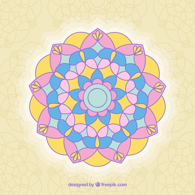 Free Vector colorful mandala background