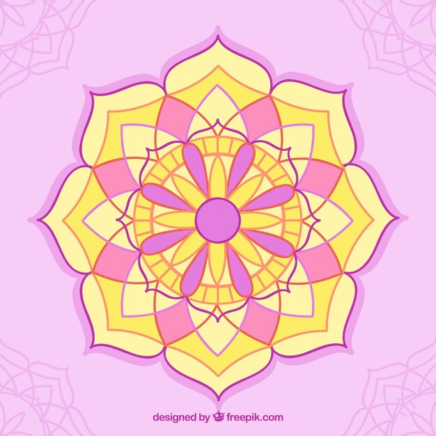 Colorful mandala background