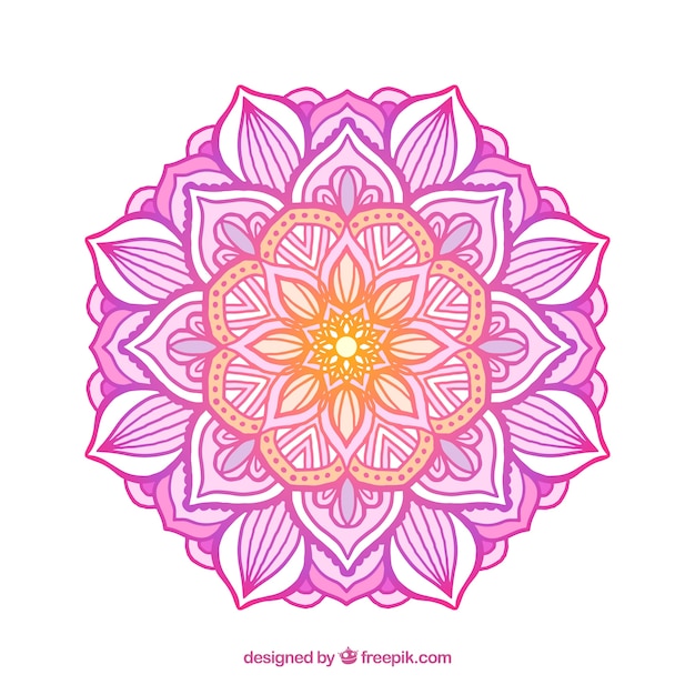 Colorful mandala background