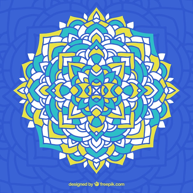 Colorful mandala background