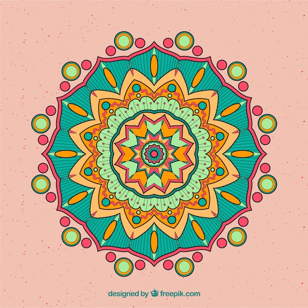 Free Vector colorful mandala background