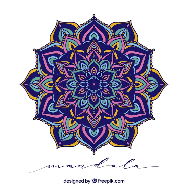 Colorful mandala background