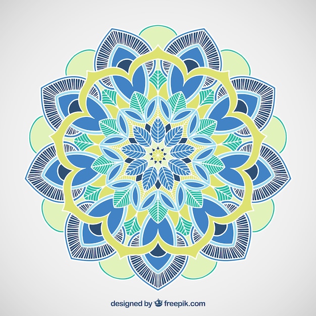 Free Vector colorful mandala background