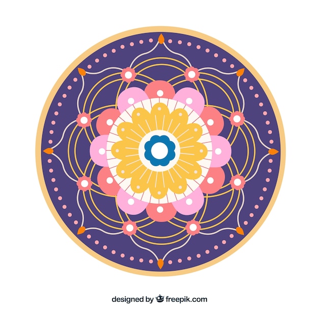 Colorful mandala background