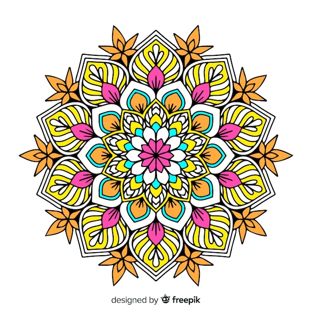 Colorful mandala background