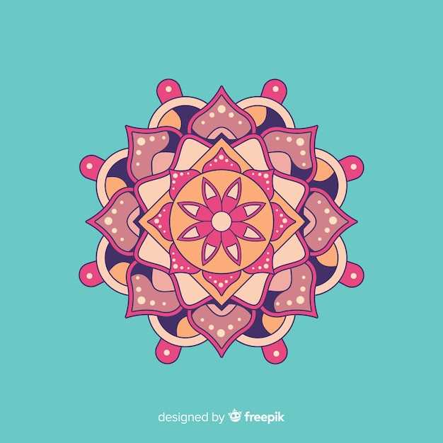 Free Vector colorful mandala background