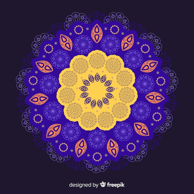 Free Vector colorful mandala background