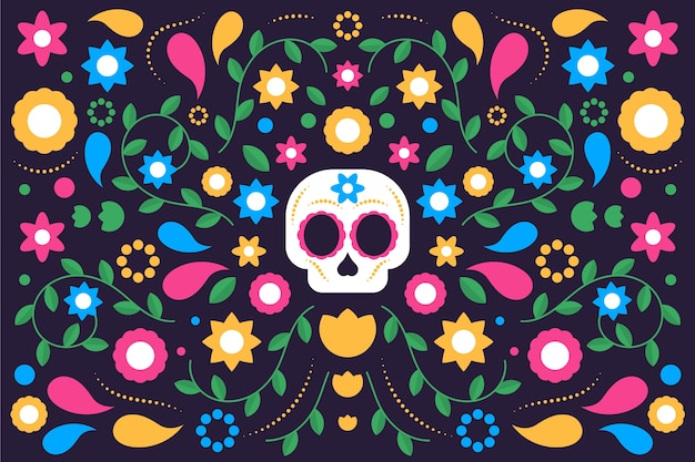 Colorful mexican background