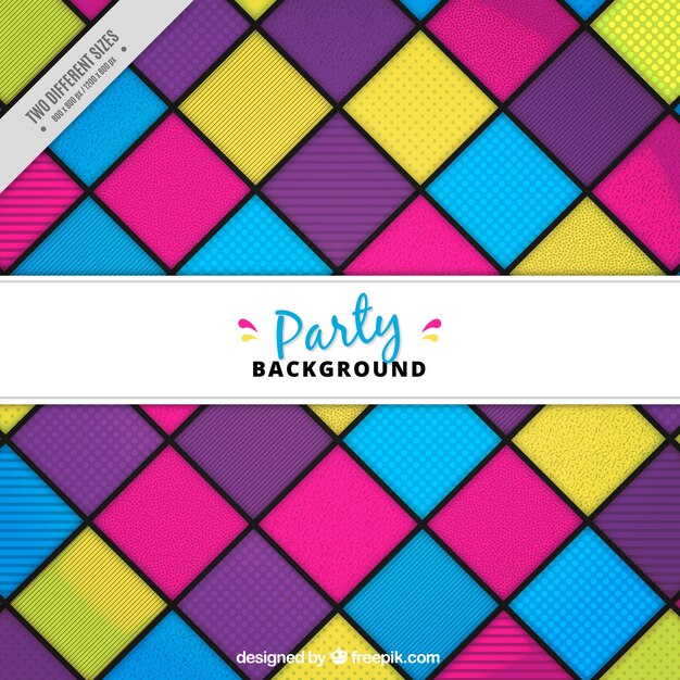 Colorful party background