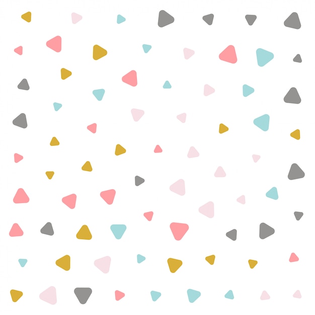 Free Vector colorful pastel triangle pattern design