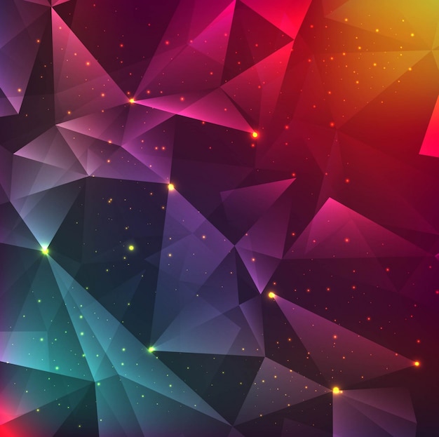 Colorful poligonal background