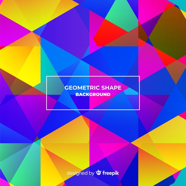 Colorful polygonal background