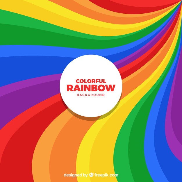 Colorful rainbow background