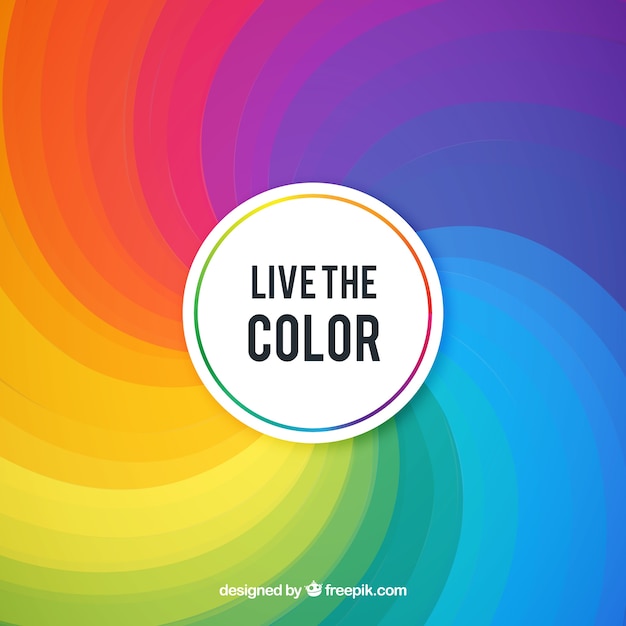 Free Vector colorful rainbow background