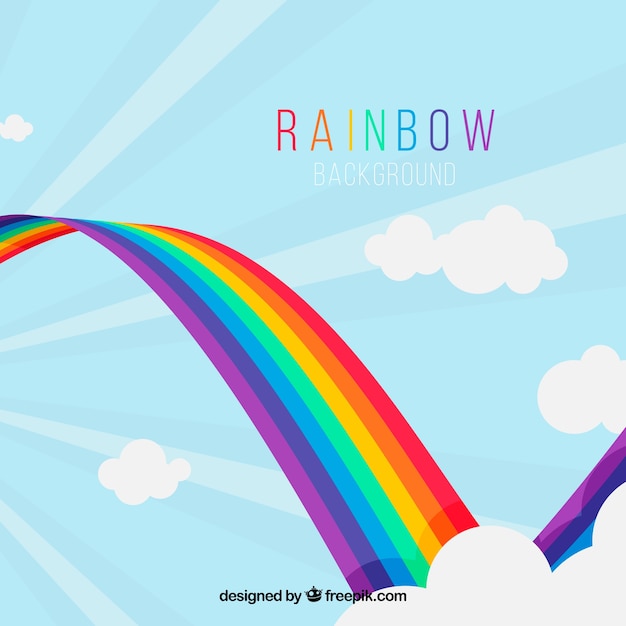 Colorful rainbow background